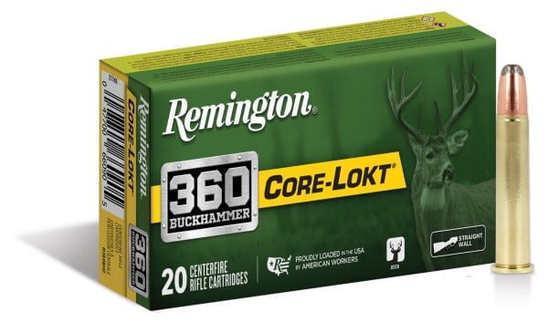 Core-Lokt 360 Buckhammer box with cartridge