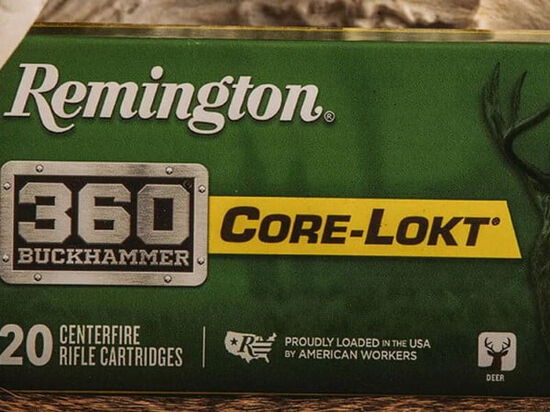 360 Buckhammer Core-Lokt box