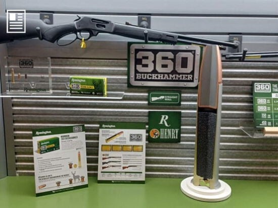 360 Buckhammer Core-Lokt booth at SHOT Show 2023