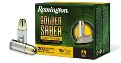 Golden Saber Defense Compact box and cartridges