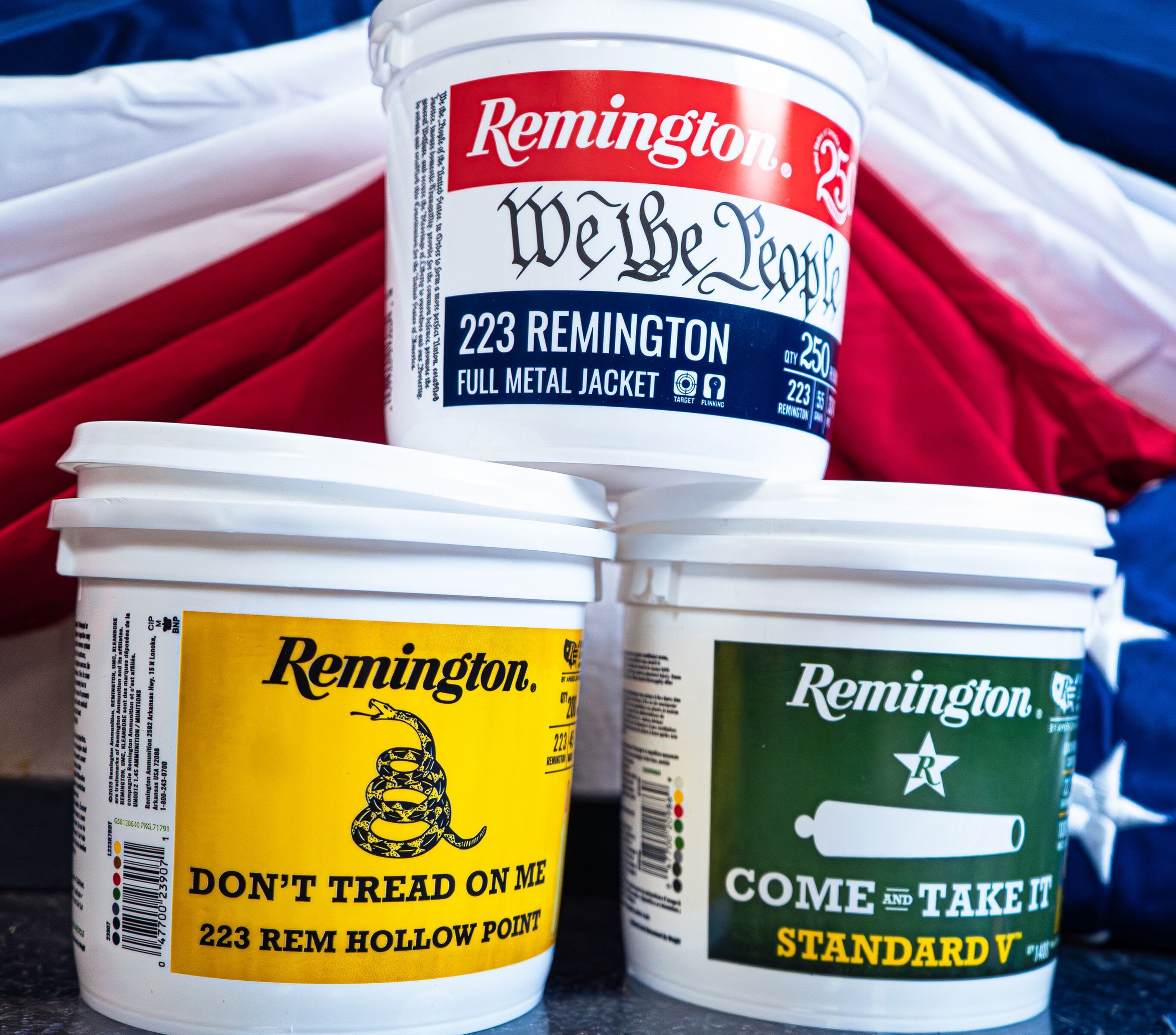 Remington&rsquo;s Patriotic Themed Bulk Buckets Now Shipping