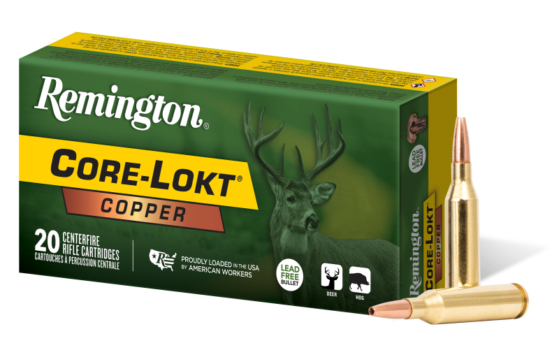 Core-Lokt Copper packaging and cartridges