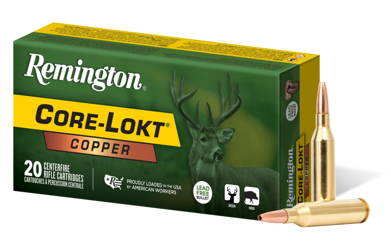 Core-Lokt Copper packaging and cartridges