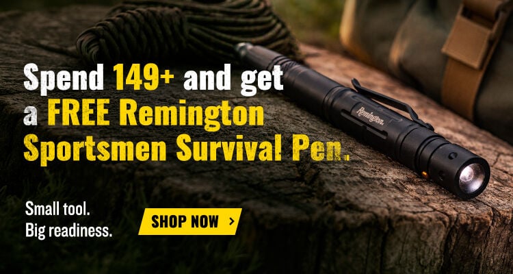 Spend $149+, get a Sportsman survival pen Free; Small tool. Big readiness.; Shop Now