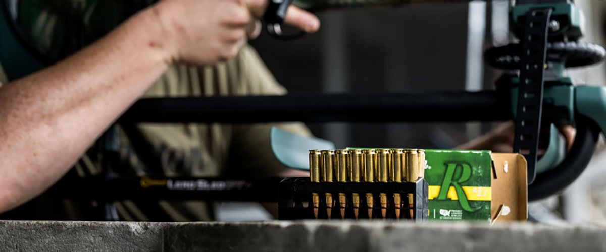 Remington ammo on a table
