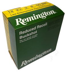 Reduced Recoil Buckshot packaging