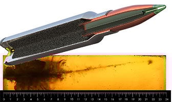 Bare gel shot with 7mm backcountry rendering