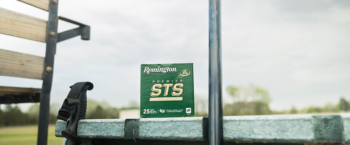 Premier STS box sitting on a ledge outside