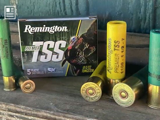 Premier TSS packaging beside Premier TSS shotshells