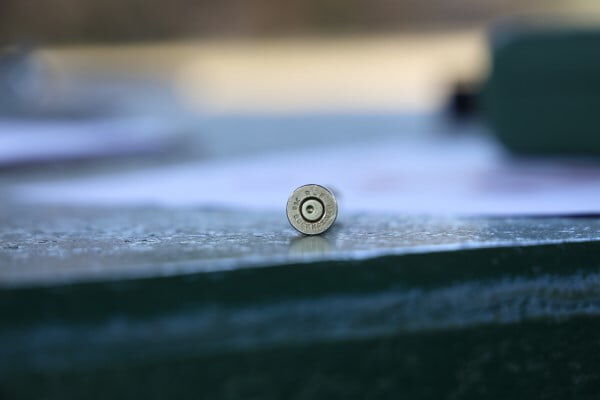 Core-Lokt 360 Buckhammer cartridge sitting on a table