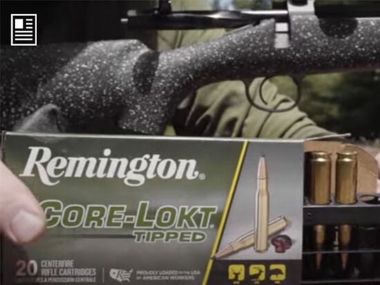 box of Core-Lokt Tipped being opened