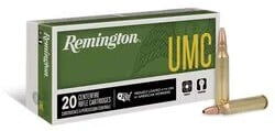 UMC Rifle packaging and cartridges