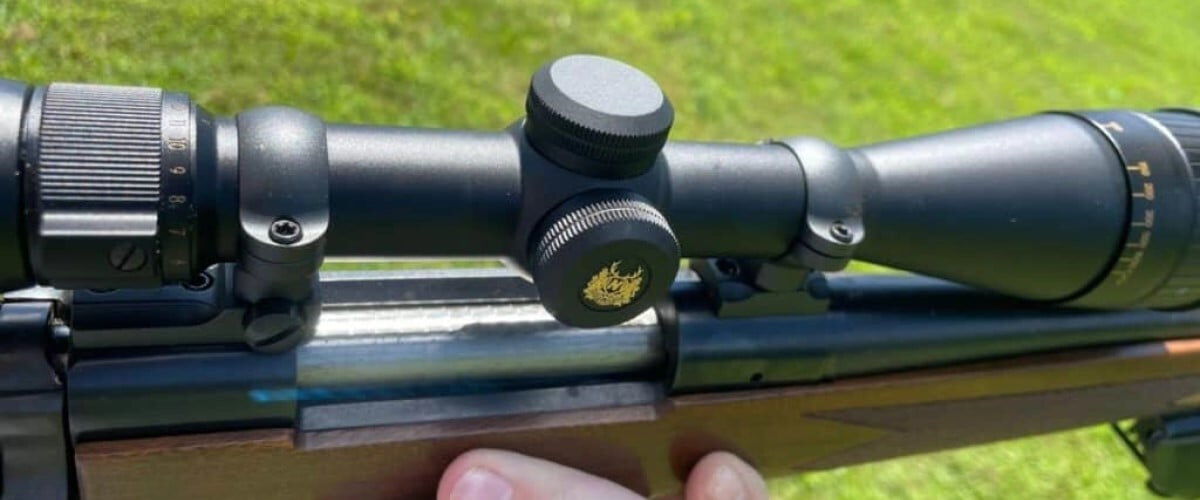 scope of a rifle