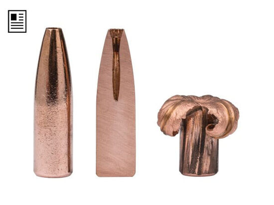Core-Lokt Copper bullets and upset