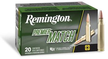 Premier Match 223 62 gr Packaging and cartridges