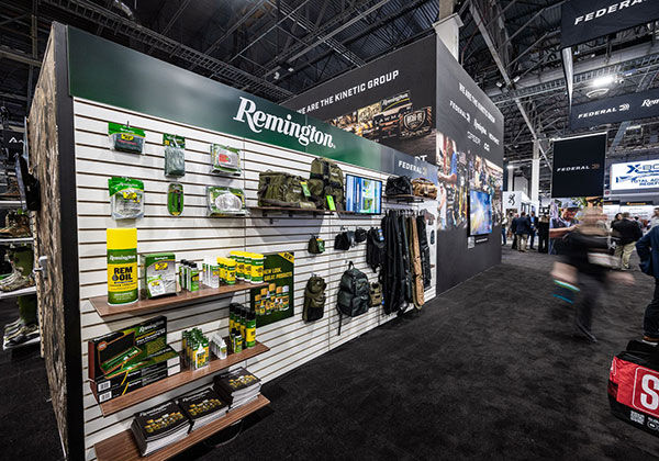 Remington booth at the 2025 SHOT Show