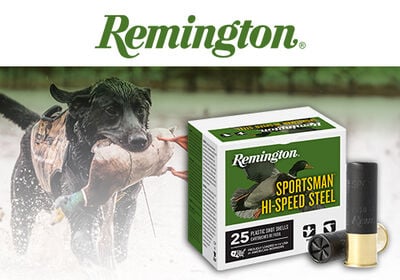 dog running through water with duck in its mouth; Hi-Speed packaging overlay