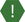 green hexagon exclamation mark