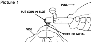 drawning of how to disassemble and reassemble a bolt assembly