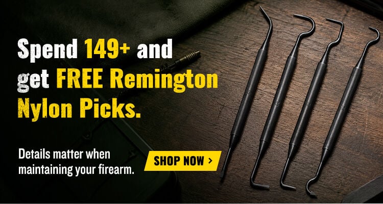 Spend $149+, get Nylon picks Free; Details matter when maintaining your firearmShop Now