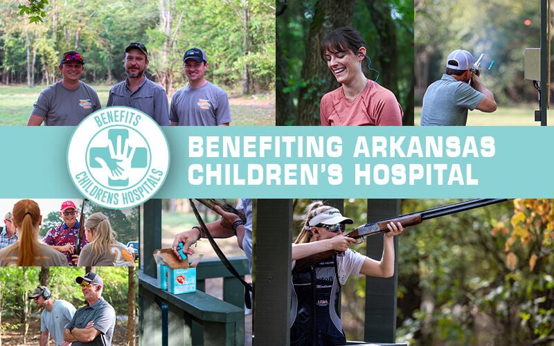 people participating in the Shoot To Cure event; Benefiting Arkansas Children's Hospital