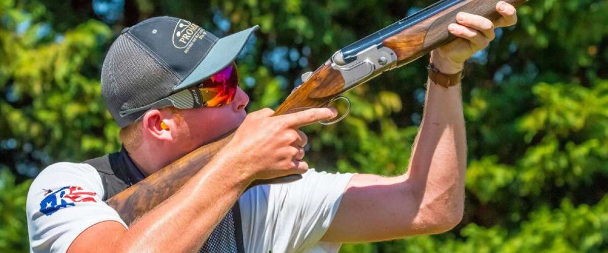 Todd Hitch aiming shotgun