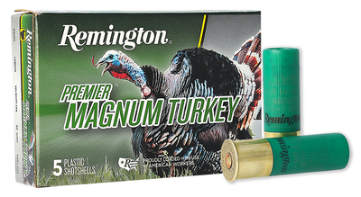 Remington Premier Magnum Turkey packaging and cartridges