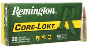 Core-Lokt 7.62mmx39 125 Grain box and cartridge