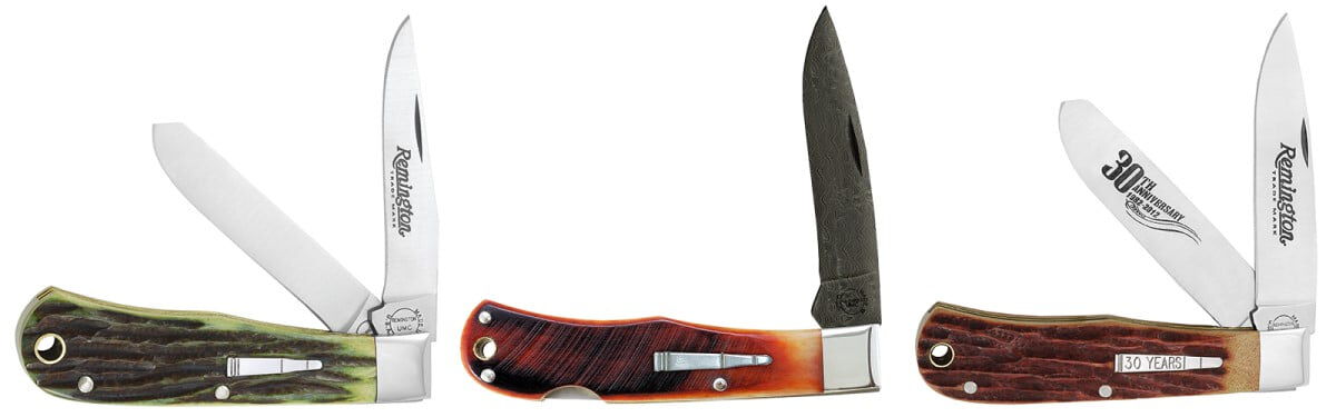 three Remington knives
