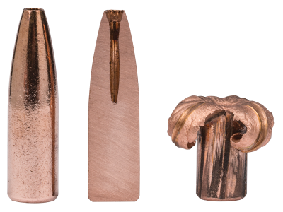 Core-Lokt Copper Bullet and Upset