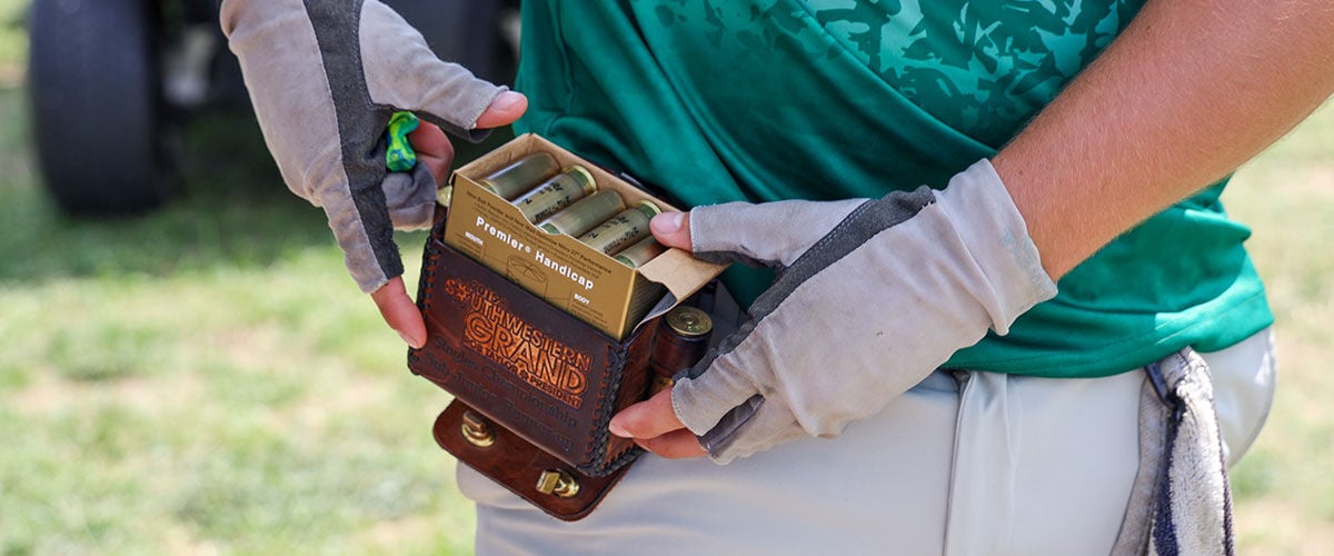 shooter with bag container remington shotshells