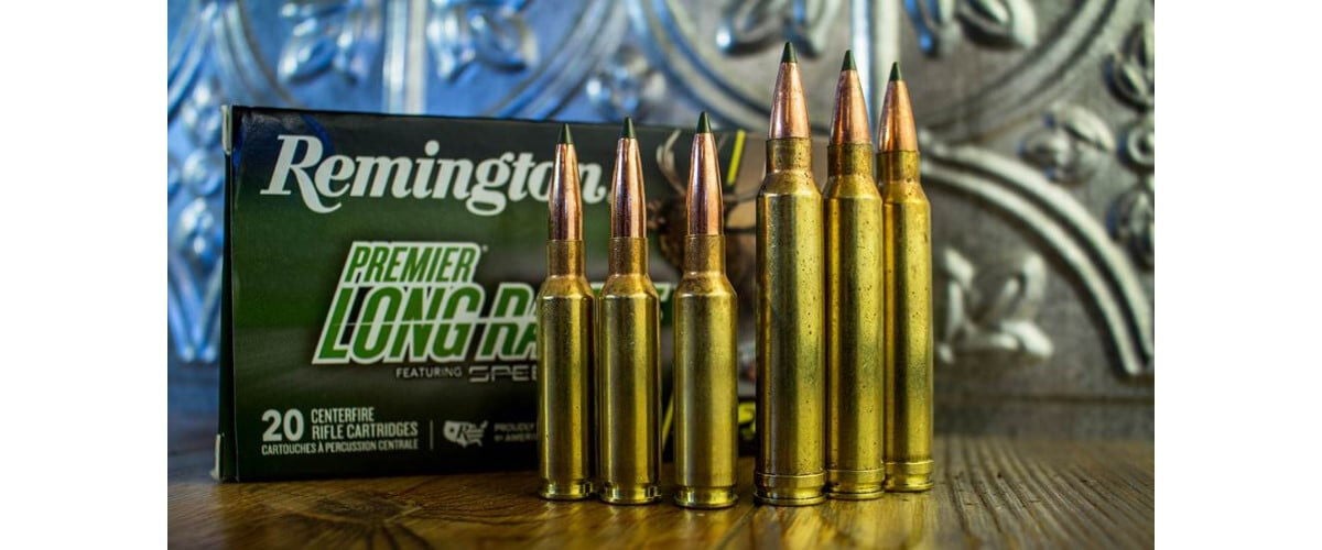 Premier Long Range cartridges in from of the Premier Long Range box