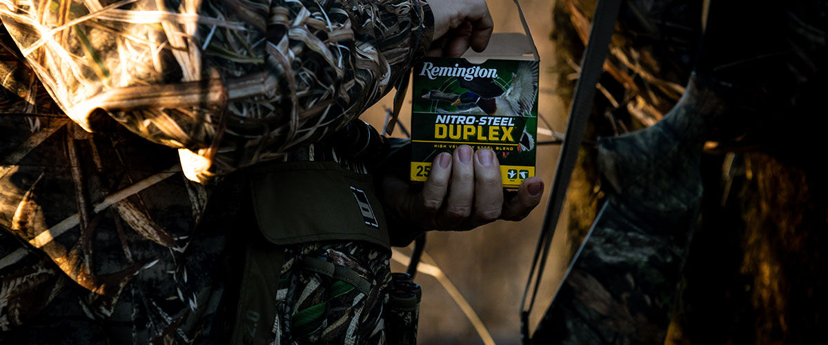 Nitro Steel Duplex being opened by a hunter