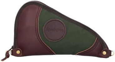 Remington Pistol Rug Canvas & Leather