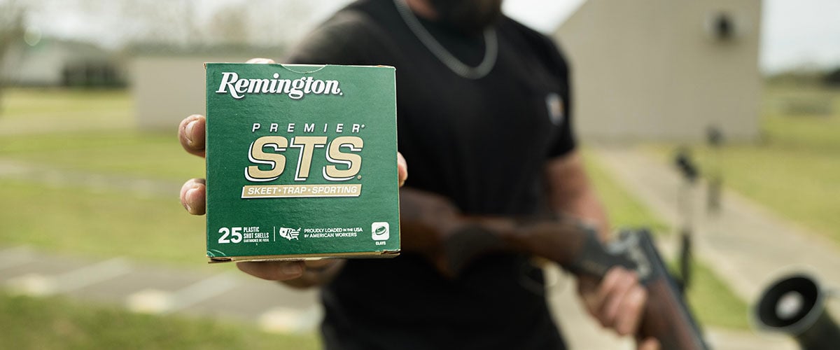 Shooter holding box of Premier STS