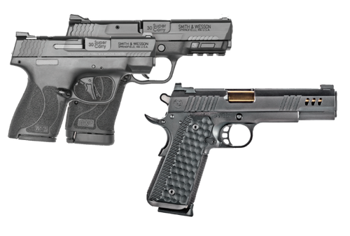 Nighthawk Custom President and GRP and the Smith & Wesson M&P Shield™ Plus and Shield EZ®
