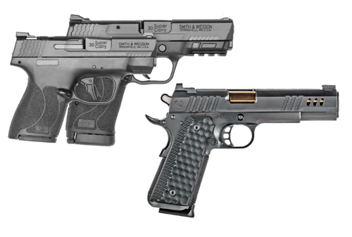 Nighthawk Custom President and GRP and the Smith & Wesson M&P Shield™ Plus and Shield EZ®