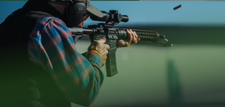 shooter shooting rifle