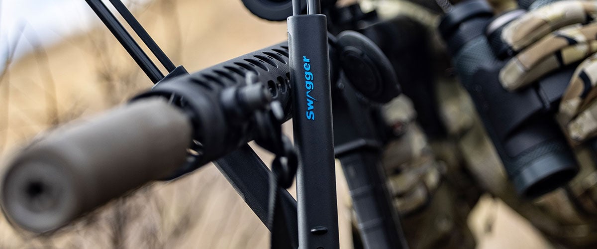 300 BLK rifle on a bi-pod