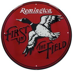 First in the Field Retro Sign