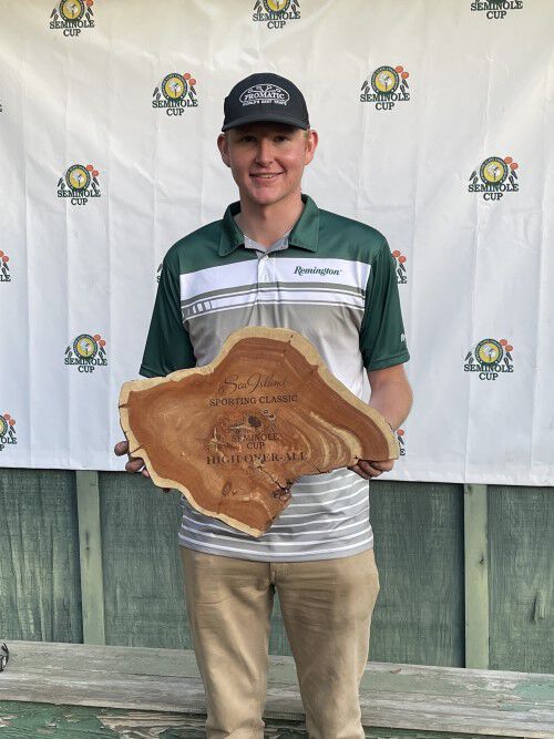 Todd Hitch holding trophy