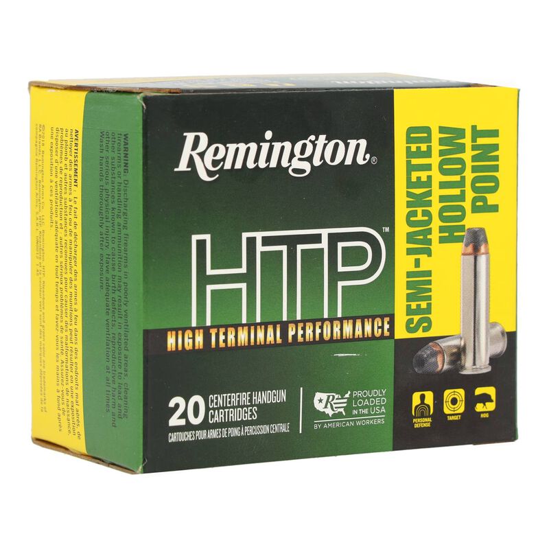 High Terminal Performance, 38 Special +P, 125 Grain, Semi-Jacketed Hollow Point, 945 fps