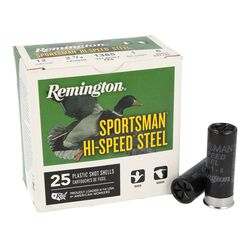 Sportsman Hi-Speed Steel, 12 Gauge, 6 Shot, 2-3/4 in, 1 oz, 1365 fps