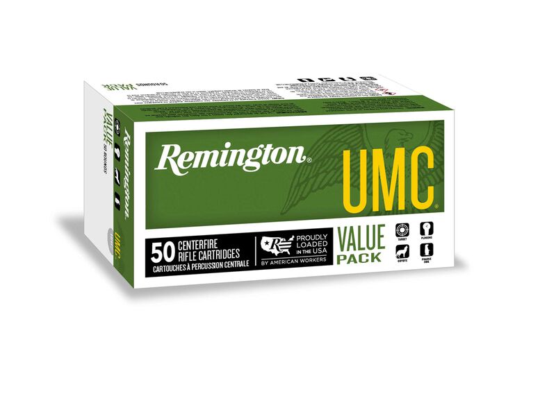 UMC Centerfire Rifle, 223 Rem, 55 Grain, Full Metal Jacket, 3240 fps