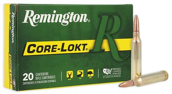 Core-Lokt, 7mm Rem Mag, 140 Grain, Pointed Soft Point Core Lokt, 3175 fps