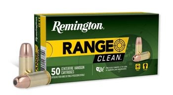 Remington Range Clean, 9mm Luger, 115 Grain, Flat Nose Enclosed Base, 1145 fps