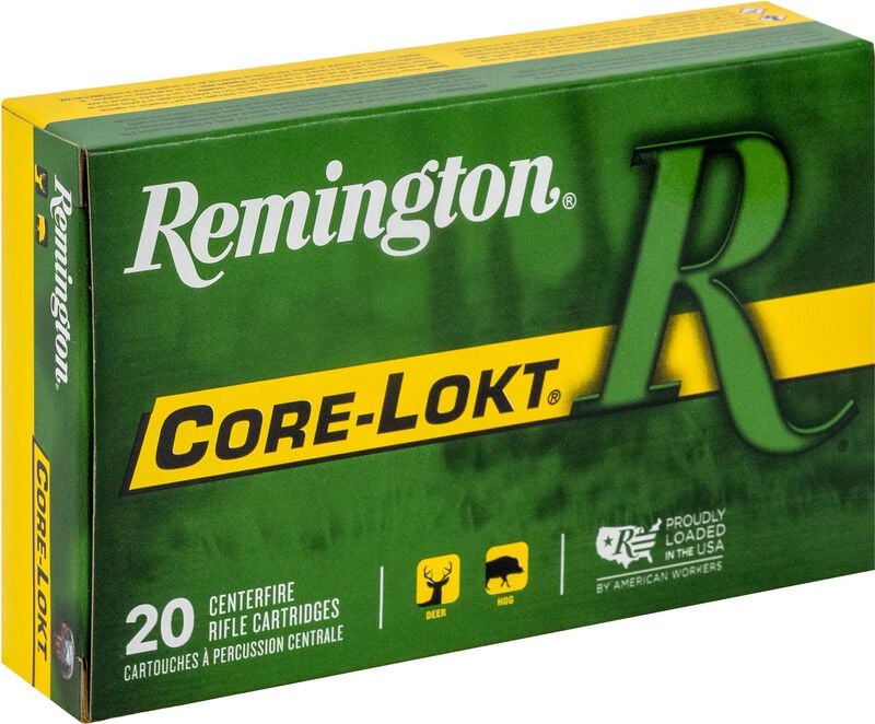 Core-Lokt, 25-06 Rem, 100 Grain, Pointed Soft Point Core Lokt, 3230 fps