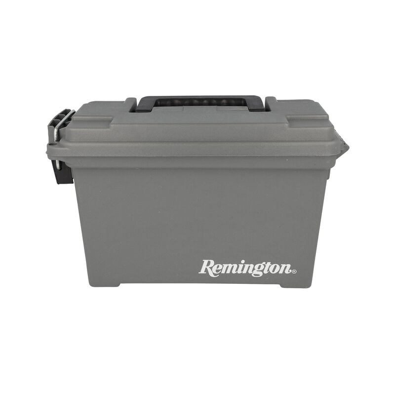 Remington Ammo Can, Gray, Plastic, 11 inch L x 7.5 inch H x 4 inch W