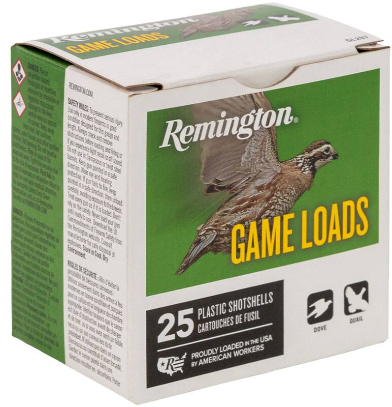 Game Load, 12 Gauge, 8 Shot, 2-3/4 in, 1 oz, 1290 fps