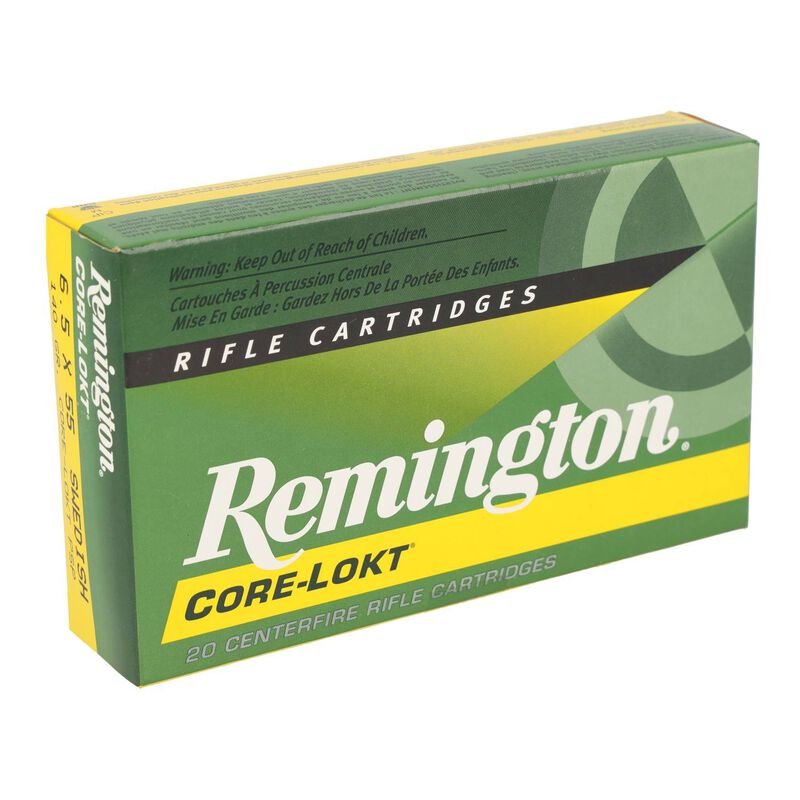 Core-Lokt, 6.5x55 Swedish, 140 Grain, Pointed Soft Point Core Lokt, 2550 fps